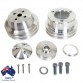 FORD FALCON MUSTANG WINDSOR 289 302 351W VEE BELT PULLEY AND BRACKET COMPLETE KIT